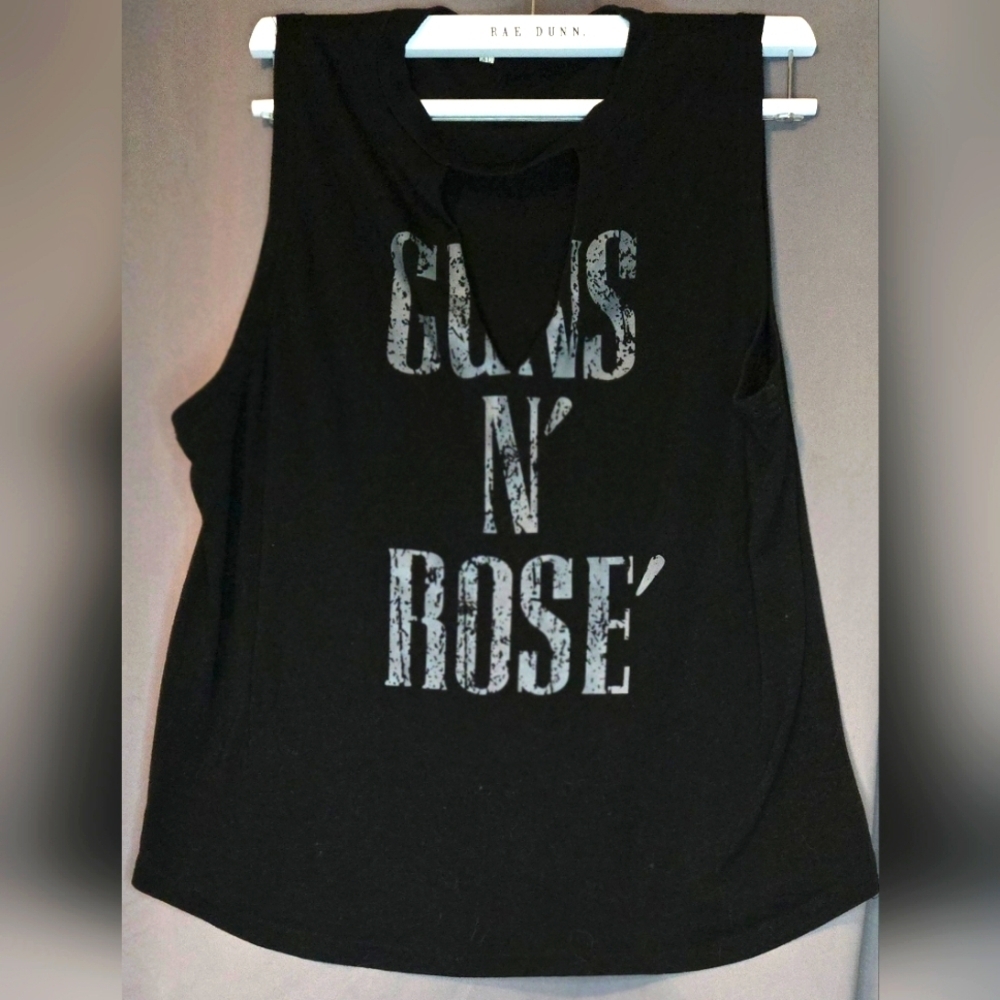 Women's tank top graphic Guns and Rosè.